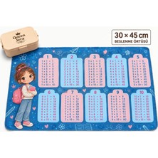 Queen Home Çarpım Tablosu Yıkanabilir Beslenme Bezi Beslenme Örtüsü