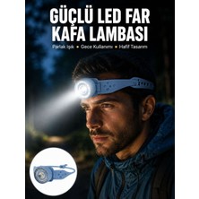 Bin1çeşit LED Kafa Lambası Kamp Yürüyüş ve Gece Kullanımı Için Yeni Nesil