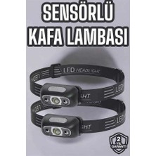 Bin1çeşit Şarjlı LED Kafa Lambası 4 Modlu Su Geçirmez Kamp