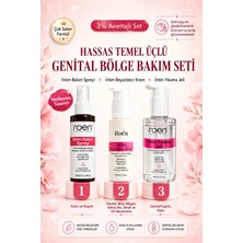 Roen Temel 3'lü Genital Bakım Seti Intim Sprey - Intim Krem - Yıkama Jeli