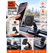 Nettech NT-CHC45 Tesla Araç Içi Manyetik Etkili Telefon Tutucu