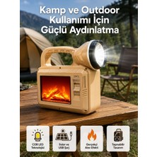 Bin1çeşit Alev Efektli Güneş Enerjili Lamba – Su Geçirmez