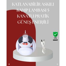 Bin1çeşit 360 Derece Katlanabilir Solar LED Aydınlatma Çadır Lambası