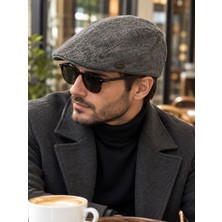 Feemels London Kaşe Kasket Şapka - Kışlık Kaşe Şapka -Italyan Kasket