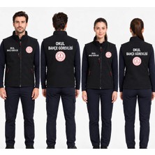Bilenn Tekstil Okul Bahçe Görevlisi Yelek Soft Shell - Siyah