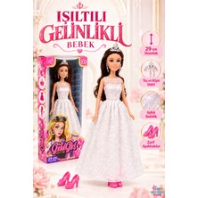 Brother Toys Gelinlikli Oyuncak Bebek 29 Cm. Gelinlik Taç Küpe