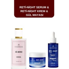 Harrem Reti-Night Serum & Reti-Night Krem & Gül Mayası Suyu Seti
