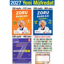 Tonguç Akademi 7. Sınıf 2027 Tüm Dersler Sayısal Sözel Zoru Paragrafon Soru Bankası Seti Maarif Model