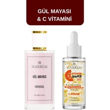 Harrem C Vitamin Serum & Gül Mayası Suyu Seti
