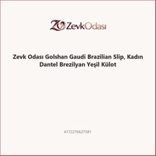 Zevk Odası Golshan Gaudi Brazilian Slip, Kadın Dantel Brezilyan Yeşil Külot