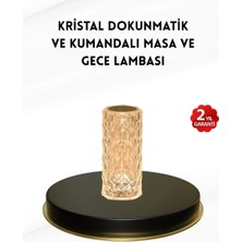 Elvasta Dmtk- Eldm- Elva- Kristal Tasarımlı Rgb LED Gece Lambası – Kumandalı, Renk Değiştiren Dekora