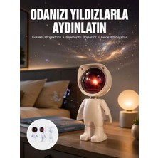 Elvasta Dmtk- Eldm- Elva- Projeksiyon Güneş Lambası Astronot Gün Batımı Projektör LED Işıklı Yeni