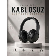 Bin1çeşit Kulak Üstü Kablosuz Bluetooth Kulaklık Yüksek Ses Kaliteli Anc Özelliği