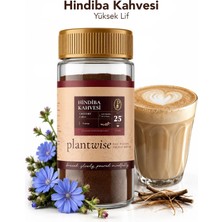 Plantwise Hindiba Kahvesi %80 Hindiba %20 Kahve 100G Cam Kavanoz Fransa Menşeli Yumuşak Lezzet