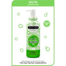 Morfose Biotin Şampuan 1000 ml Tüm Saç Tipleri için Saç Dökülmesine Karşı Etkili