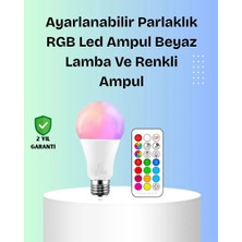 Elvasta Dmtk- Eldm- Elva- Rgbw Teknolojili Akıllı LED Ampul, Zamanlayıcılı El Tk