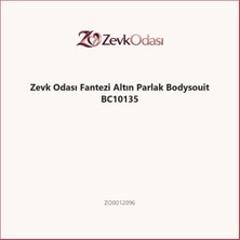 Zevk Odası Fantezi Altın Parlak Bodysouit BC10135