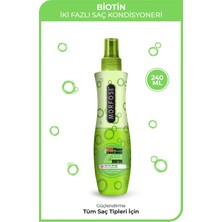 Morfose Biotin Çift Fazlı Fön Suyu 240 ml Tüm Saç Tipleri için Parlaklık ve Kolay Taramaya Destek