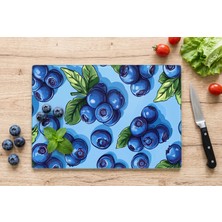 Cam Kesme Tahtası Temperli Uv Baskılı Kaymaz Ayaklı - 25X35 cm En Çok Tercih Edilen Boyut ile  Cam Kesme ve Servis Tahtası