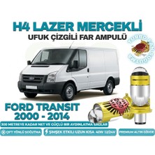 OtoÇizgi Ford Transit 2000 - 2014 Lazer Mercekli Ufuk Çizgili Far Ampulü Araç Motosiklet LED Şimşek Etkili