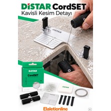 Distar Kristal Dıstar Cordset Elmas Telli Seramik Porselen Karo Kavis ve Radyüs Kesim Seti 3/6/12 mm