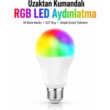 Elvasta Dmtk- Eldm- Elva- Kumanda Destekli Çok Renkli Akıllı LED Ampul El Tk