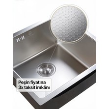 Ecodrip 40X40 Kare Eviye mikro keten Petek Dokulu Kare Evye (sifon takımı dahil) körüklü