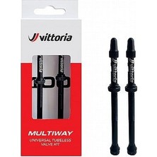 Vittoria Tubeless Valf Alüminyum Siyah 80MM(2ADET) / 1AA00093