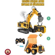 Odea Uzaktan Kumandalı Iş Makinesi Seti, Metal Başlık ve LED Işık