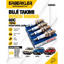 ERBERKLER Tofaş Doğan, Kartal, Şahin 6dc Slx Buji Takımı – Bosch Marka
