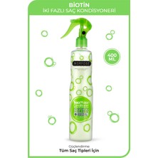 Morfose Biotin Güçlendirici Fön Suyu 400 ml Tüm Saç Tipleri İçin Kolay Tarama ve Hasar Koruma