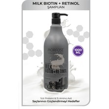 Morfose Sülfatsız Milk Biotin + Retinol İçerikli Tuzsuz Şampuan 1000 ml