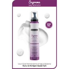 Morfose Supreme Saç Köpüğü Kolay Şekillendirme ve Yoğun Besleme 200 ml Kuru Saçlar İçin