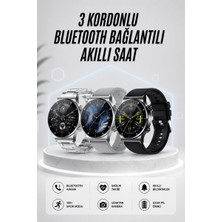Global Akıllı Saat Amoled Ekran Bluetooth Bağlantılı Sesli Görüşme Nabız Ölçer