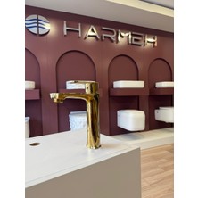 Harmeh Concept 6323G Meryem Sabit Lavabo Bataryası Gold