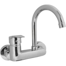 Harmeh Concept 3622C Üstten Borulu Aplike Banyo Bataryası Krom