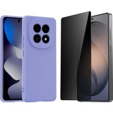 Tekno Grup Xiaomi Redmi Note 15 4g Kılıf  Içi Kadife Yumuşak Lansman Kılıf-Lila + Hayalet Ekran Koruyucu