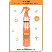 Morfose Çift Fazlı Fön Suyu 400 ml Boyalı Saçlar için Elektriklenmeyi Önleyici