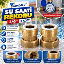 Türkoğlu  Su Saati Rekoru Su Sayacı Bağlantı Rekoru 3/4 2 Adet