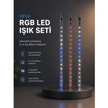 Global Kayan Yıldız Efektli Rgb LED Işık Seti Iç ve Dış Mekan Kullanımı