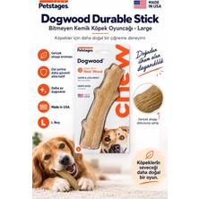PetStages Dogwood Durable Stick Bitmeyen Kemik Köpek Oyuncağı Large - Papaya Ağacı Doğal ve Güvenli