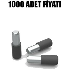 İlka Pls. Başlı Metal Geçmeli Raf Pimi Antrasit  ( 1000 Adet)