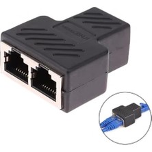 1001 Parcbeny P-26130 Ethernet Splitter 1 Ila 2 RJ45 Ağ Kablosu Adaptörü, Not Sadece Bir Seferde Bir Ağ Bağlayın, Adsl/bilgisayarlar/tv'ler/yönlendiriciler ile Uyumlu 1.kalite Kaplin Coupler Splitter (1)