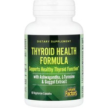 Natural Factors Supplement Thyroid Health Formula, 60 Vegetarian Capsules