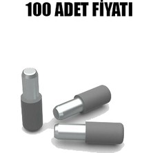 İlka Pls. Başlı Metal Geçmeli Raf Pimi Gri  ( 100 Adet)