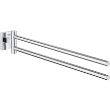 1001 Start Cube Uzun Havluluk, 2 Kollu, 438 Mm, Döndürülebilir, Duş/banyo Aksesuarları, Krom, 40976000