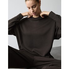 Marks & Spencer Scuba Relaxed Fit Sweatshirt