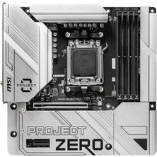 MSI Msı B650M Project Zero Amd Am5 Ddr5 Micro Atx Anakart Outlet
