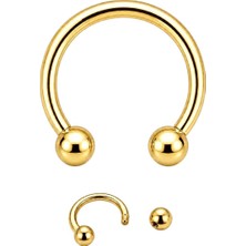 1001 Yarım Halka Piercing Tragus Smiley Nipple Forward Helix Dudak Kulak Snake Bites Nostril Septum Circular Barbell