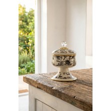 Acar Scottish Garden Emaye Ayaklı Şekerlik 14 cm